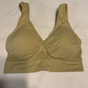 Size large nude color sports bra